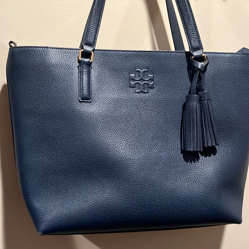 Tory Burch Navy Thea Tote shoulder bag